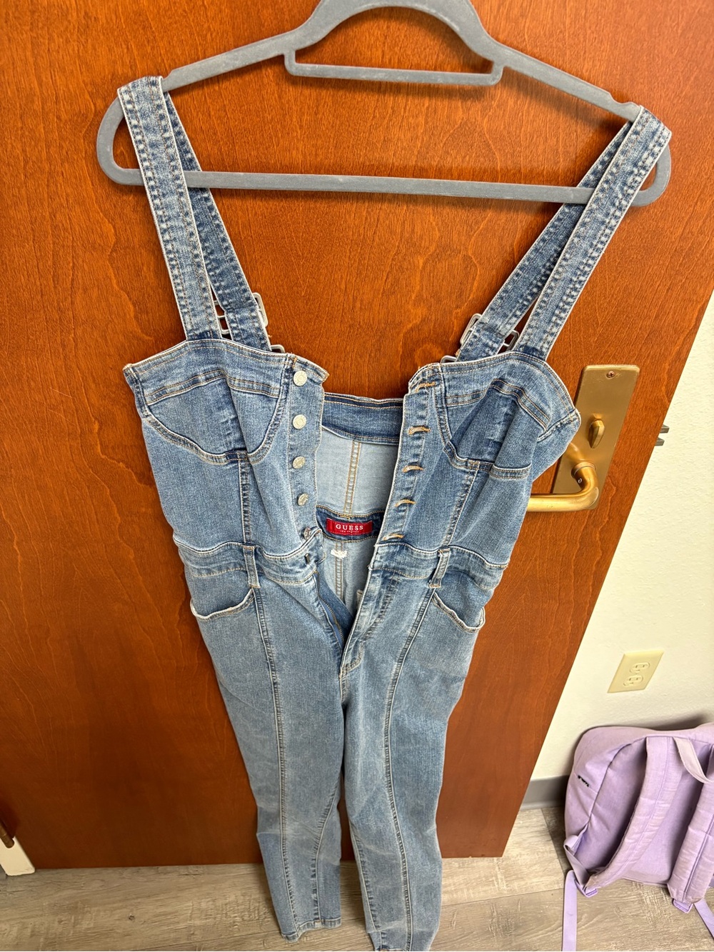 GUESS Light Blue Denim Women's Overalls